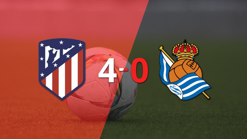 Alexander Sorloth lleva a Atlético de Madrid a la victoria con un póker contra Real Sociedad