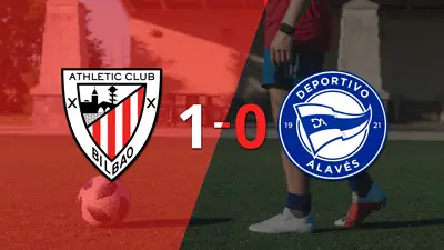 Alavés no logra superar a Athletic Bilbao y pierde con un gol en contra Alavés no logra superar a Athletic Bilbao y pierde con un gol en contra