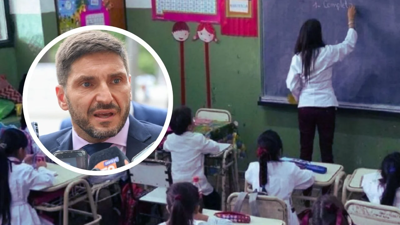 Tras la confirmación del paro docente, el gobierno de Pullaro aseguró que las escuelas "van a estar abiertas"