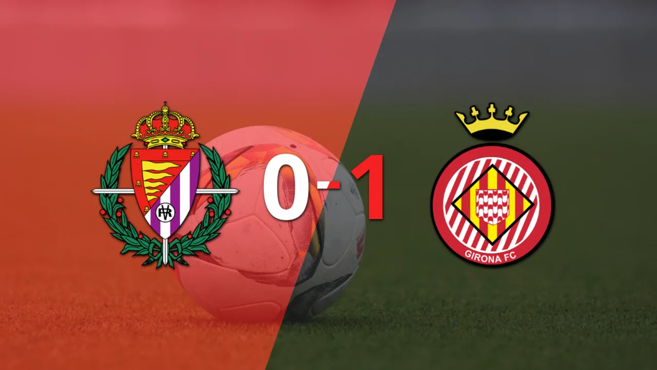 Girona se quedó con la victoria 1-0 ante Valladolid en el estadio Municipal José Zorrilla