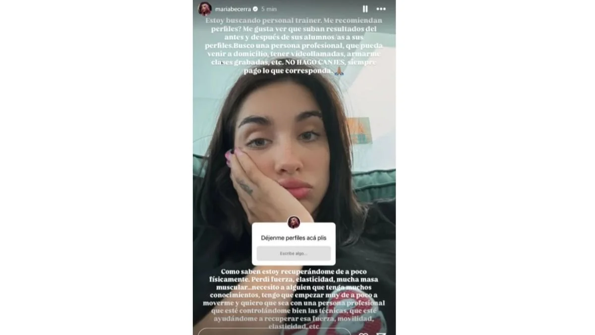 Qué le pasó a María Becerra.