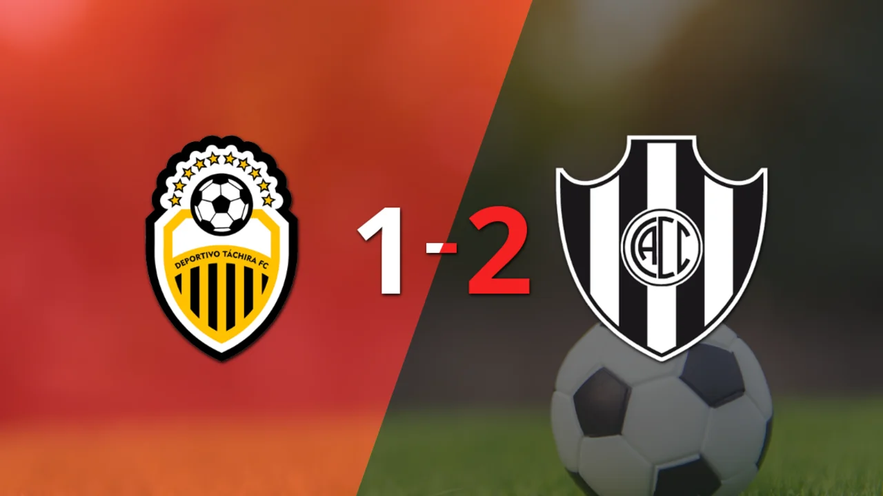 Táchira no logró superar la firmeza de Central Córdoba (SE) y cayó 2 a 1
