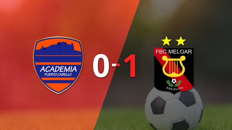 Con gol de penal, Melgar logró la victoria por 1 a 0 ante Puerto Cabello