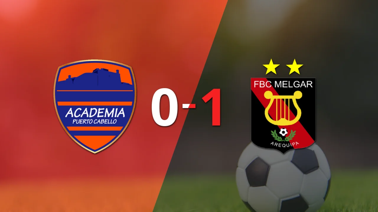 Con gol de penal, Melgar logró la victoria por 1 a 0 ante Puerto Cabello