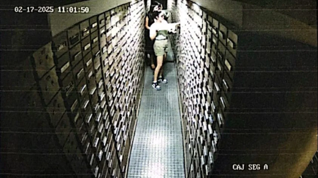 Las imágenes de cómo la familia de Novelli vació sus cajas de seguridad apenas estalló el criptoescándalo