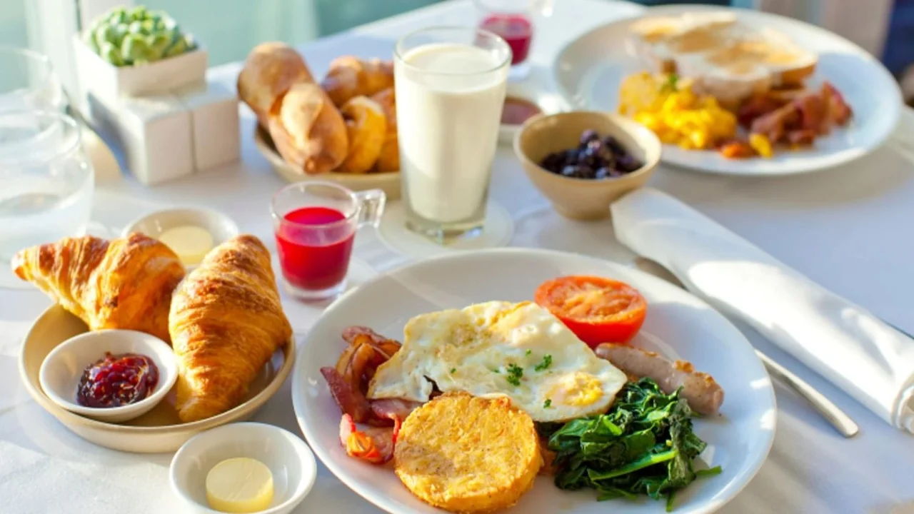 desayuno, comida, alimentos, nutrición