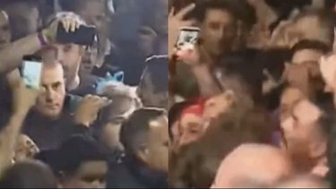 Un notero de LN+ sufrió un terrible robo en el acto de Adorni: "Dame el celular"