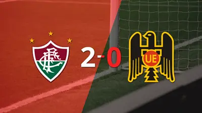 Fluminense celebró una victoria 2-0 sobre Unión Española Fluminense celebró una victoria 2-0 sobre Unión Española