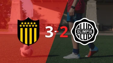 Emocionante partido termina con victoria de Peñarol 3-2 ante Olimpia