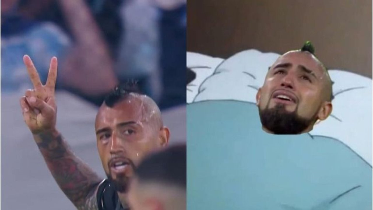 Memes: Vidal quiso cargar a los hinchas argentinos y quedó en ridículo