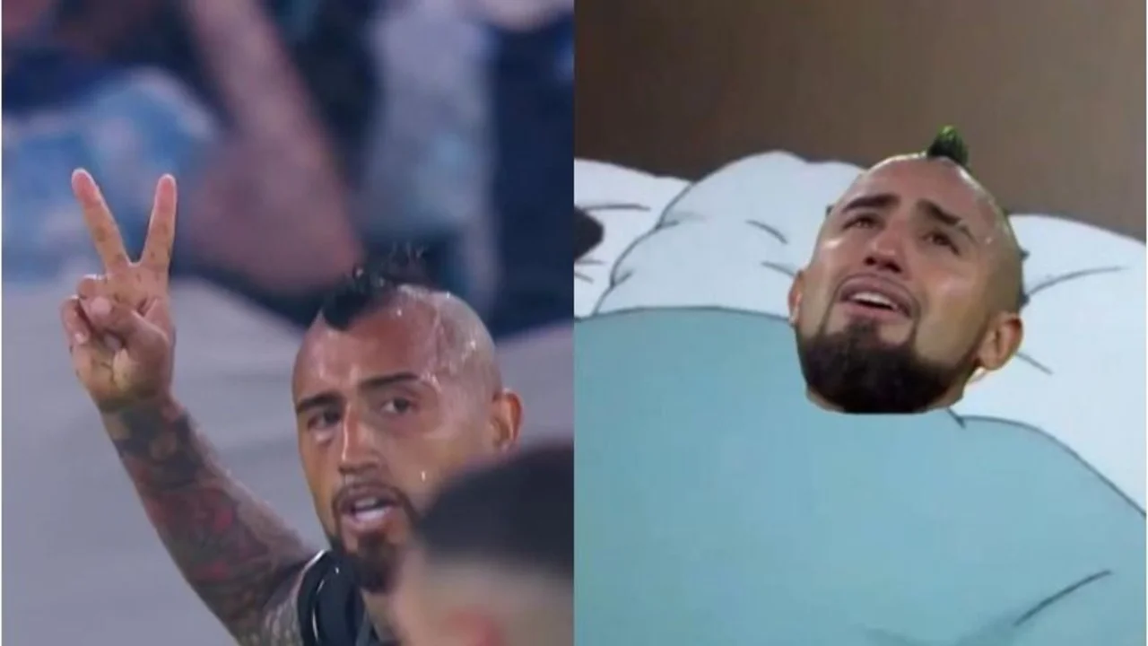 Memes: Vidal quiso cargar a los hinchas argentinos y quedó en ridículo