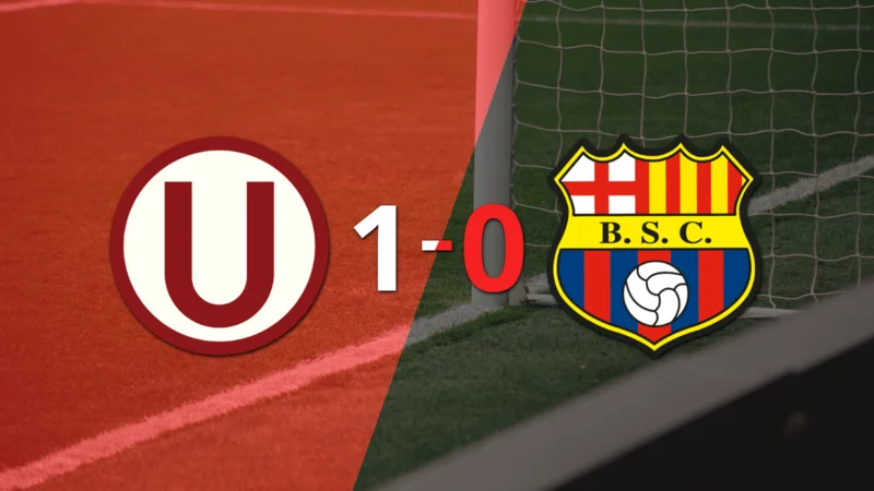 Con un solo gol, Universitario derrotó a Barcelona en el estadio Monumental de la U