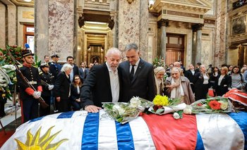 Lula da Silva llegó al velorio de "Pepe" Mujica: "Coraje y sencillez" | Murió pepe mujica