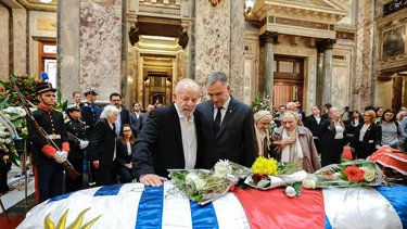 Lula da Silva llegó al velorio de "Pepe" Mujica: "Coraje y sencillez"