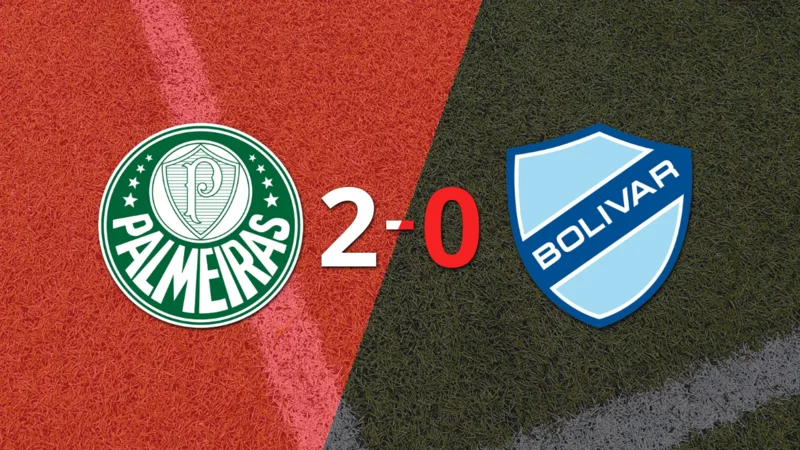 Palmeiras deja a Bolívar en cero con un triunfo 2-0