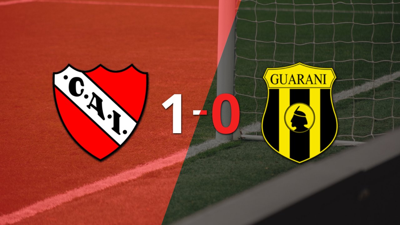 Guaraní perdió 1-0 ante Independiente