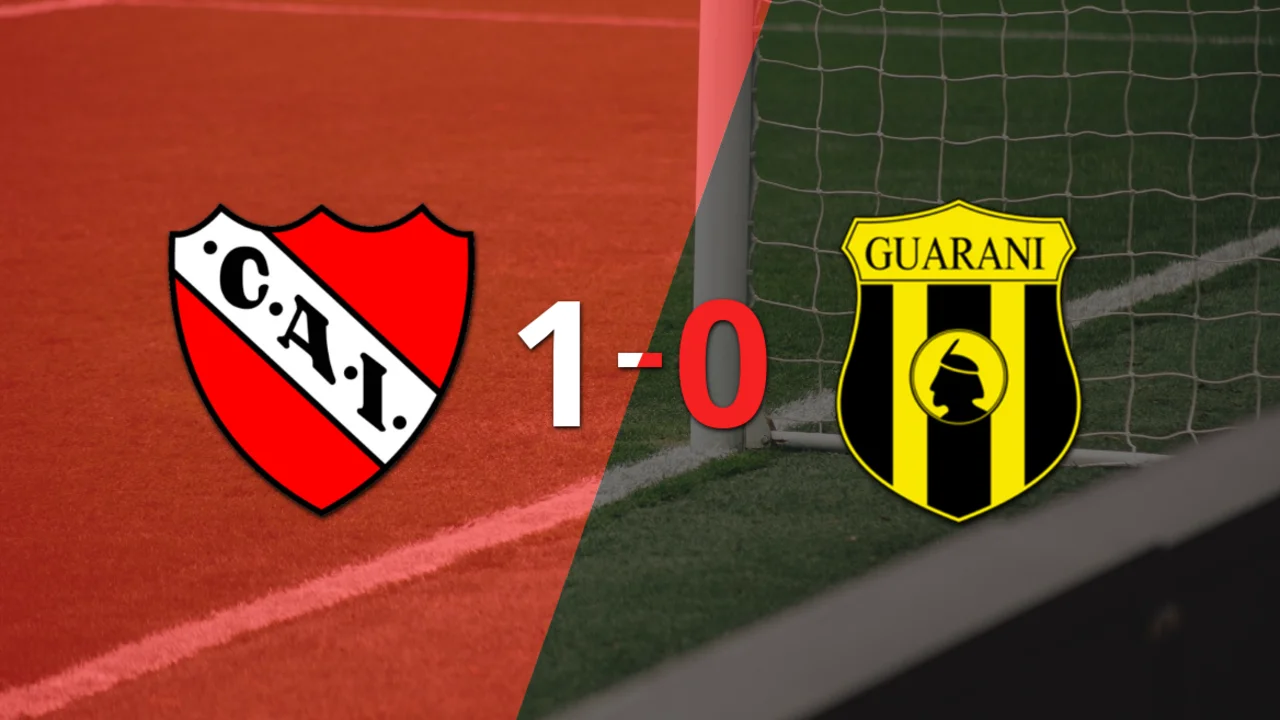 Guaraní perdió 1-0 ante Independiente