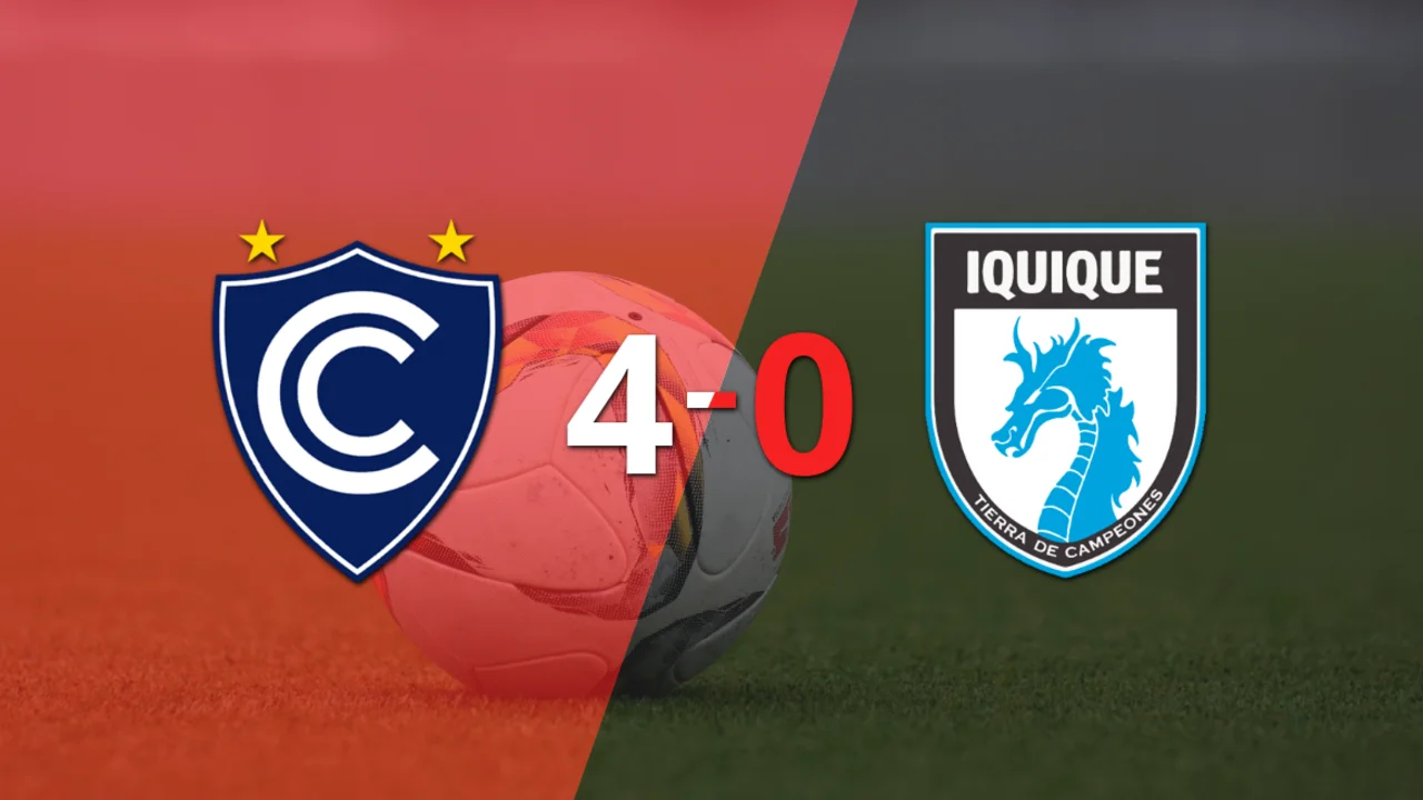 Los dobletes de Gaspar Gentile y Osnar Noronha llevan a Cienciano a la victoria 4-0 sobre Deportes Iquique