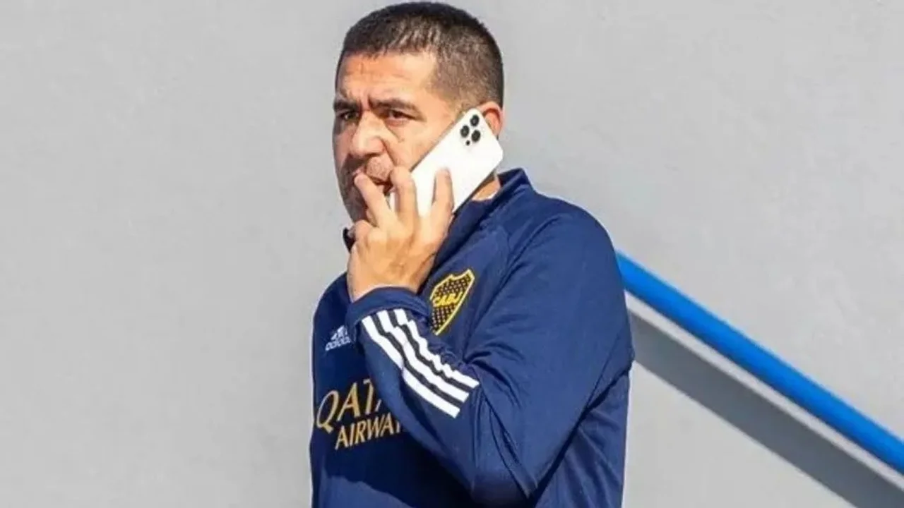 Boca Juniors, Juan Román Riquelme, Mauricio Serna.