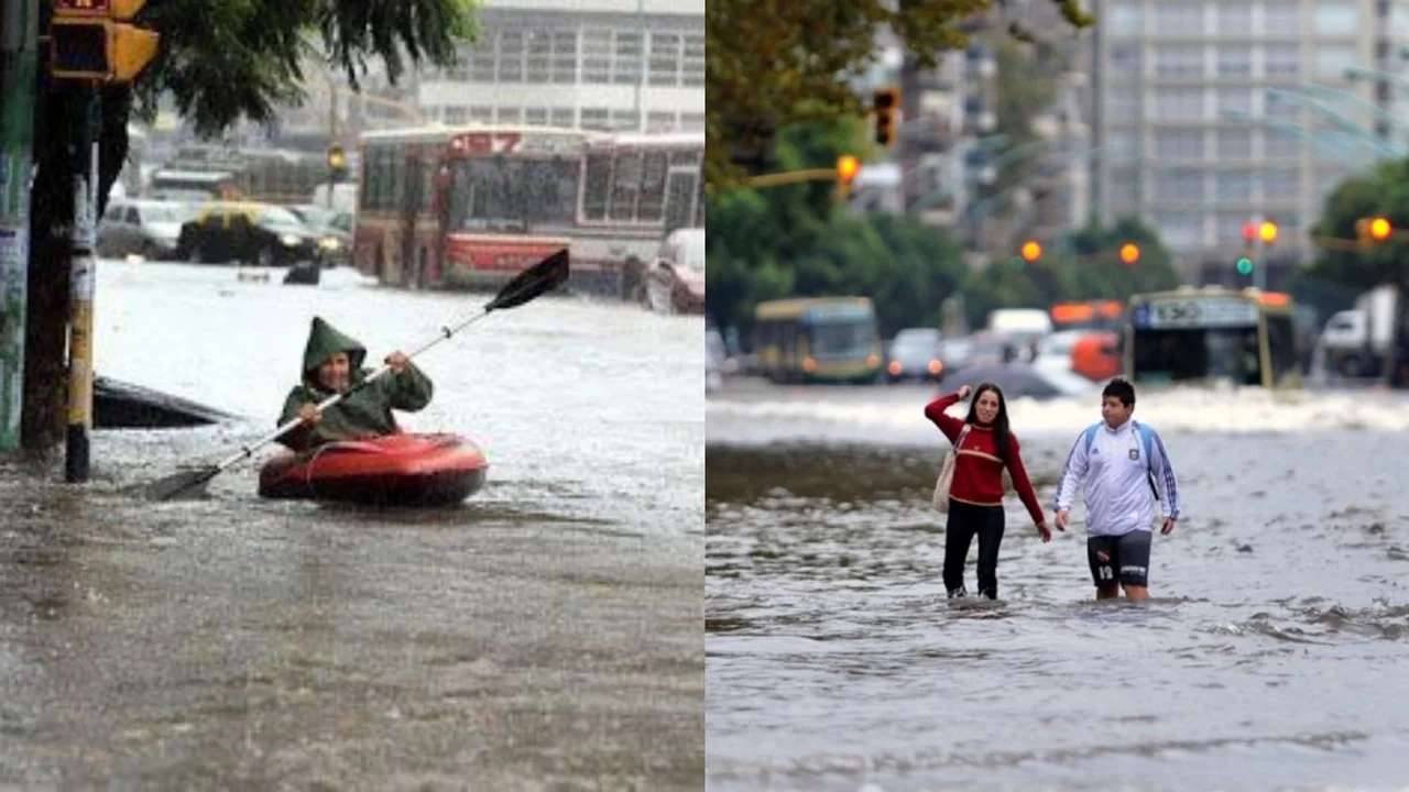 Inundaciones, AMBA, Lluvia, SMN.