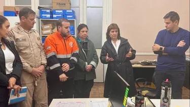 Bullrich supervisó operativos por el temporal: "Estoy viendo barrios totalmente anegados"