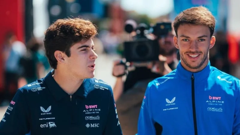 Franco Colapinto y Pierre Gasly.