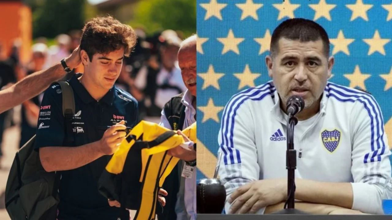 Alpine, Juan Román Riquelme, Boca, Franco Colapinto, Fórmula 1, automovilismo
