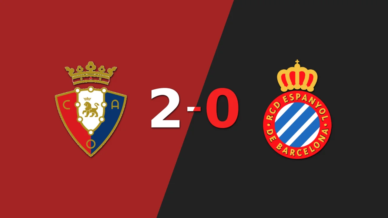 Osasuna marcó dos veces en la victoria ante Espanyol en el estadio el Sadar