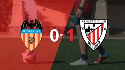 A Athletic Bilbao no le sobró nada, pero venció a Valencia por 1 a 0 A Athletic Bilbao no le sobró nada, pero venció a Valencia por 1 a 0