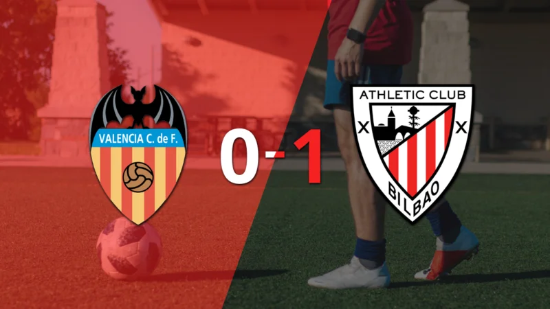 A Athletic Bilbao no le sobró nada, pero venció a Valencia por 1 a 0