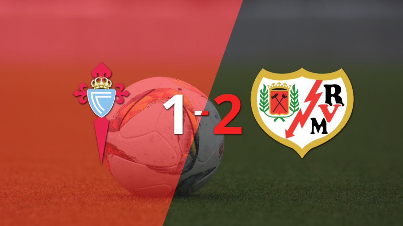 Rayo Vallecano supera por 2-1 a Celta tras dar vuelta el partido