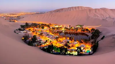 Paisaje de Huacachina Paisaje de Huacachina