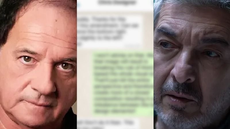 Ricardo Darín y Julio Chávez se cruzaron por chat tras el escándalo