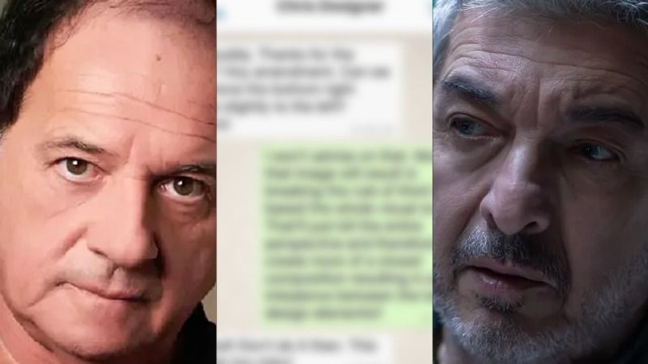 Ricardo Darín y Julio Chávez se cruzaron por chat tras el escándalo