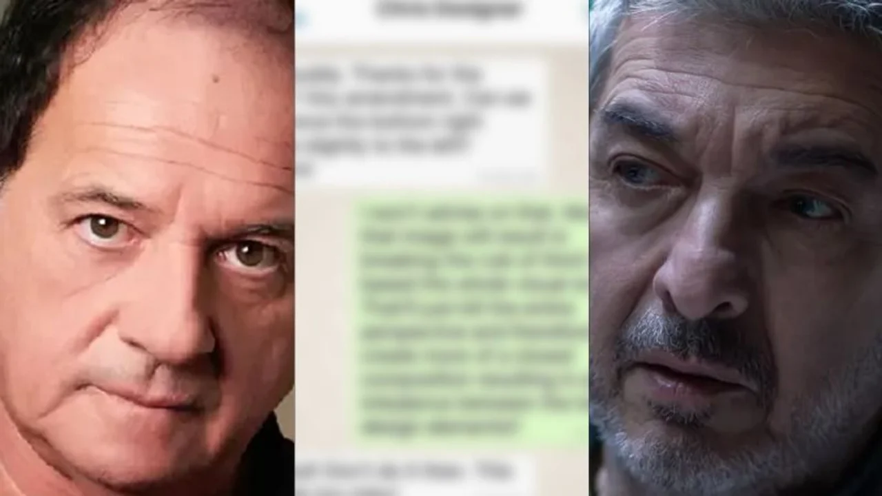 Ricardo Darín y Julio Chávez se cruzaron por chat tras el escándalo