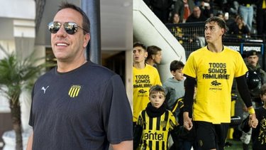 El presidente de Peñarol apoyó a sus jugadores tras el mensaje por los desaparecidos: "Noble"