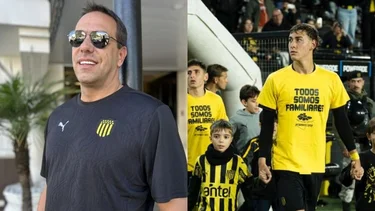 El presidente de Peñarol apoyó a sus jugadores tras el mensaje por los desaparecidos: "Noble"