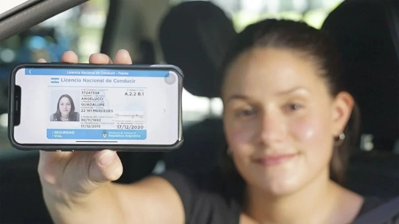 Licencia de conducir digital.