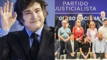 Milei hablará en Amcham y el PJ reúne a sus dirigentes
