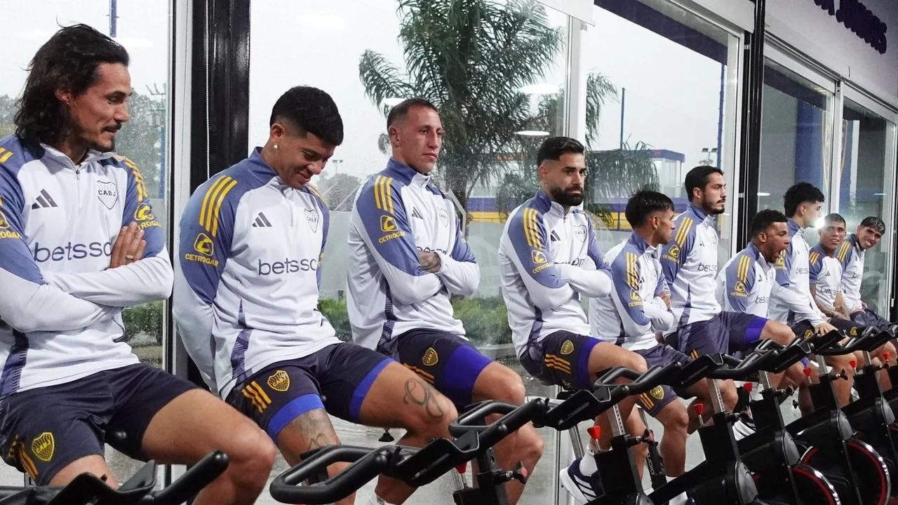 Boca, Juan Román Riquelme, Mariano Herrón, Edinson Cavani