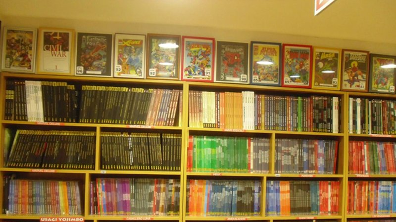 Estantes de cómics
