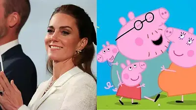 Kate Middleton y Peppa Pig Kate Middleton y Peppa Pig