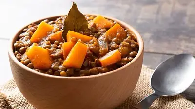Guiso de lentejas. Guiso de lentejas.
