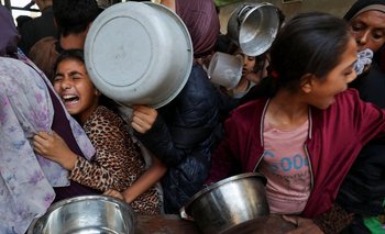 Fotos del horror en Gaza: la desesperación de los niños mientras esperan la comida | Franja de gaza