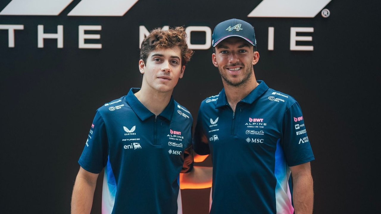 Franco Colapinto y Pierre Gasly.