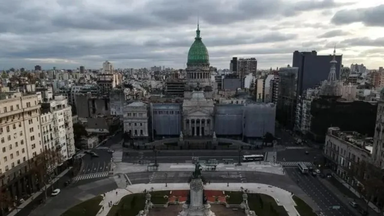 Cielo nublado CABA. 