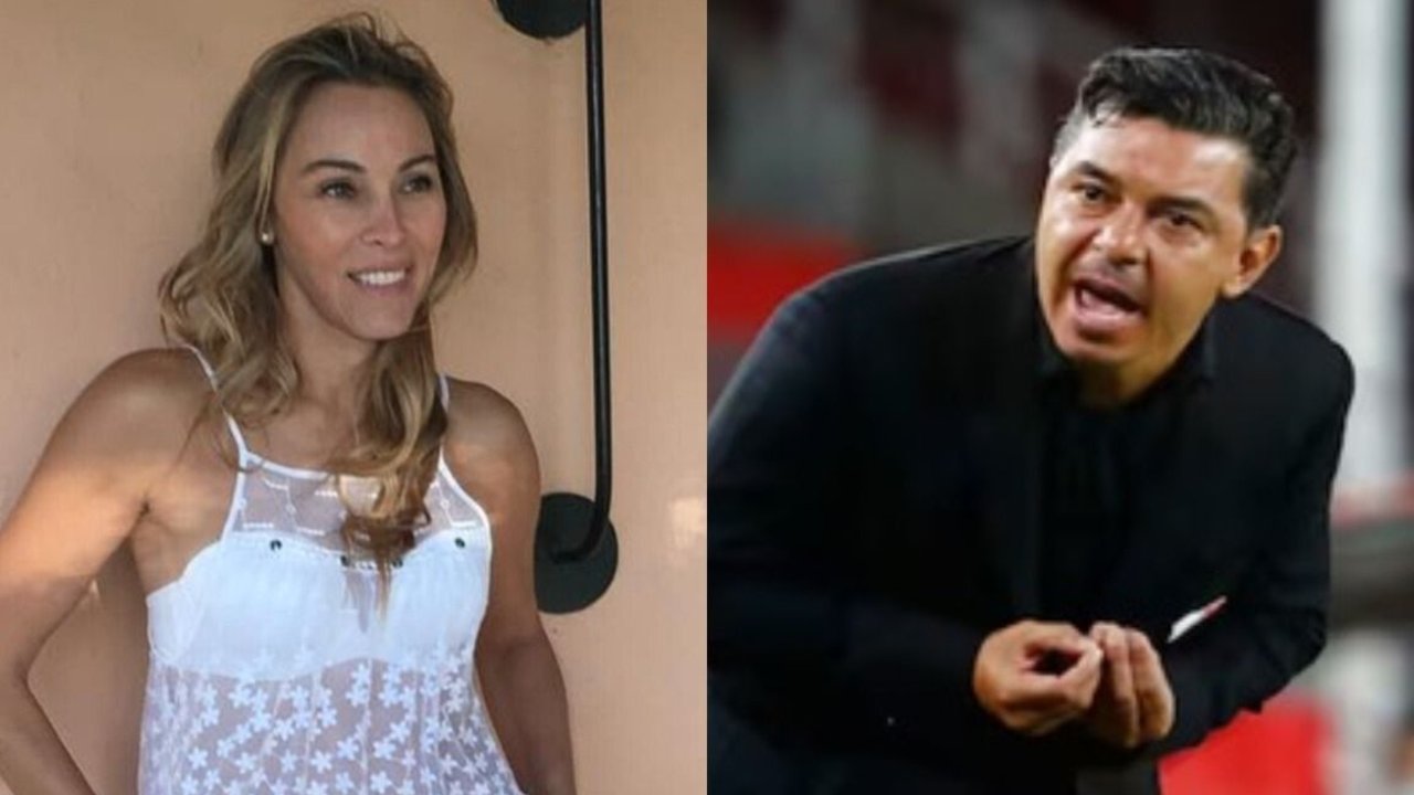 Geraldine La Rosa. Marcelo Gallardo.