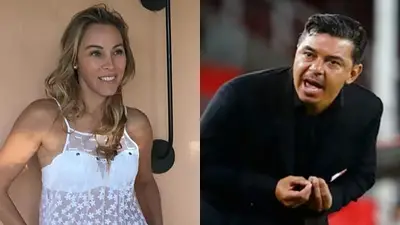 Geraldine La Rosa. Marcelo Gallardo. Geraldine La Rosa. Marcelo Gallardo.