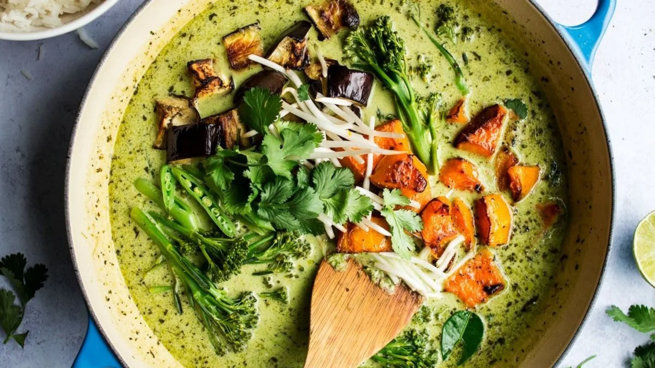 Curry vegano.