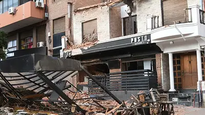 Trágico derrumbe en la provincia de Córdoba. Trágico derrumbe en la provincia de Córdoba.